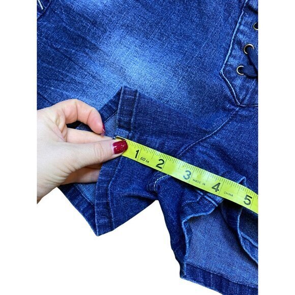 Y2K L.E.I. Ashley Lowrise Lace Up Front Size 11 - Picture 7 of 7